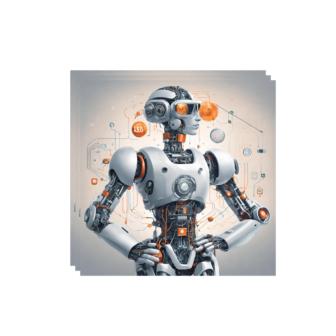 robot symbolizing SEO and AI